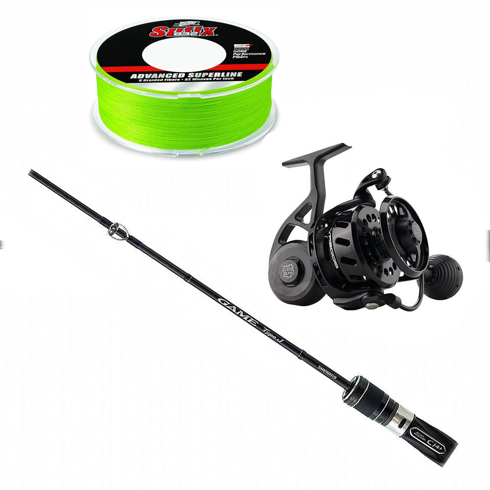 Shimano Game Type J Spinning XXH 53 with Van Staal VR Spin 125B &amp; SUFIX 832 BRAID