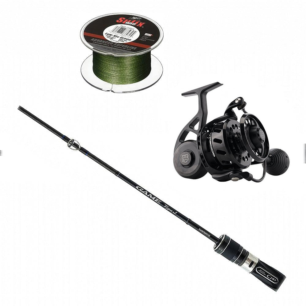 Shimano Game Type J Spinning XXH 53 with Van Staal VR Spin 125B & SUFIX 832  BRAID
