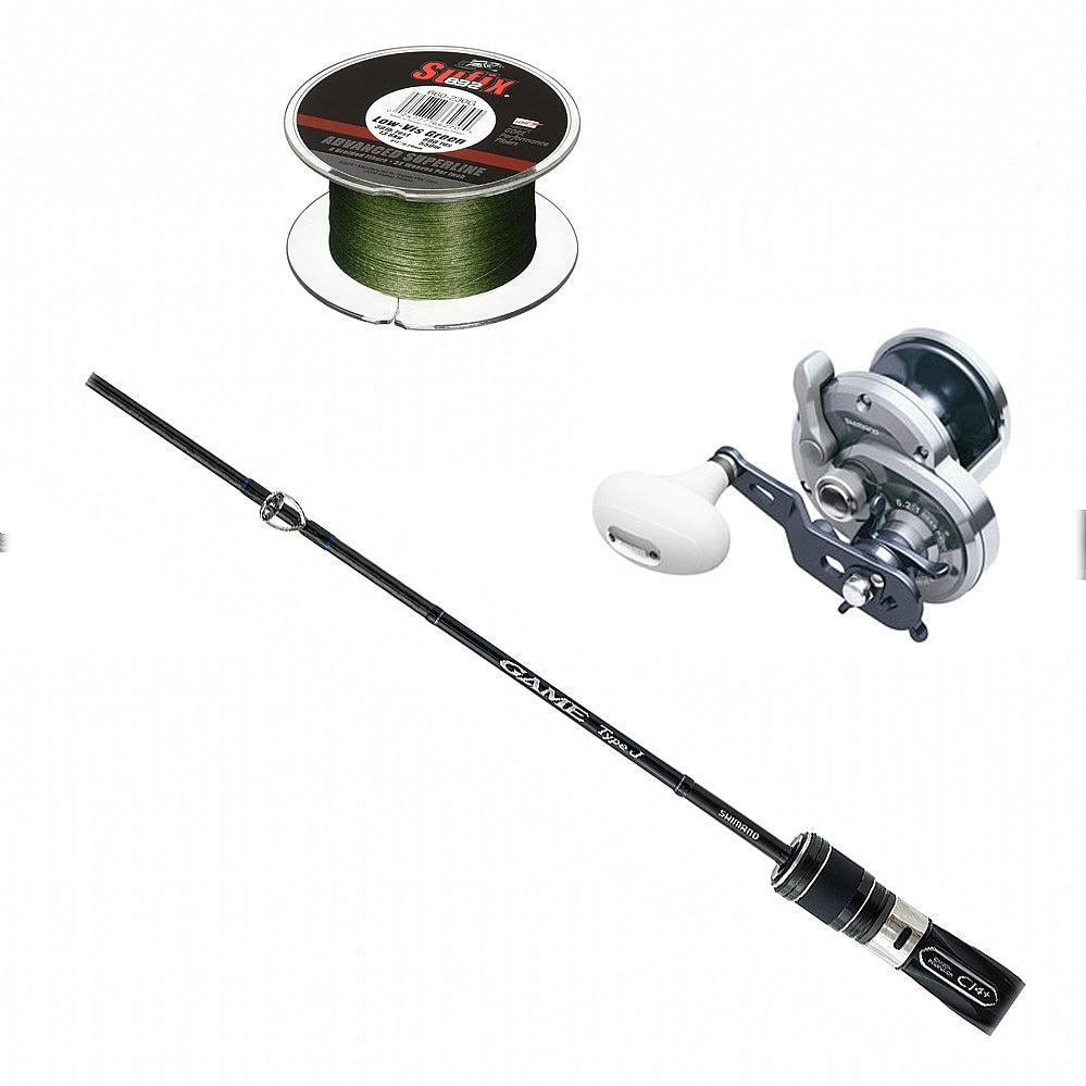 Shimano Game Type J Casting ML 60 6FT and Conventional Reel with FREE SUFIX 832 BRAID 600 Yds Combo