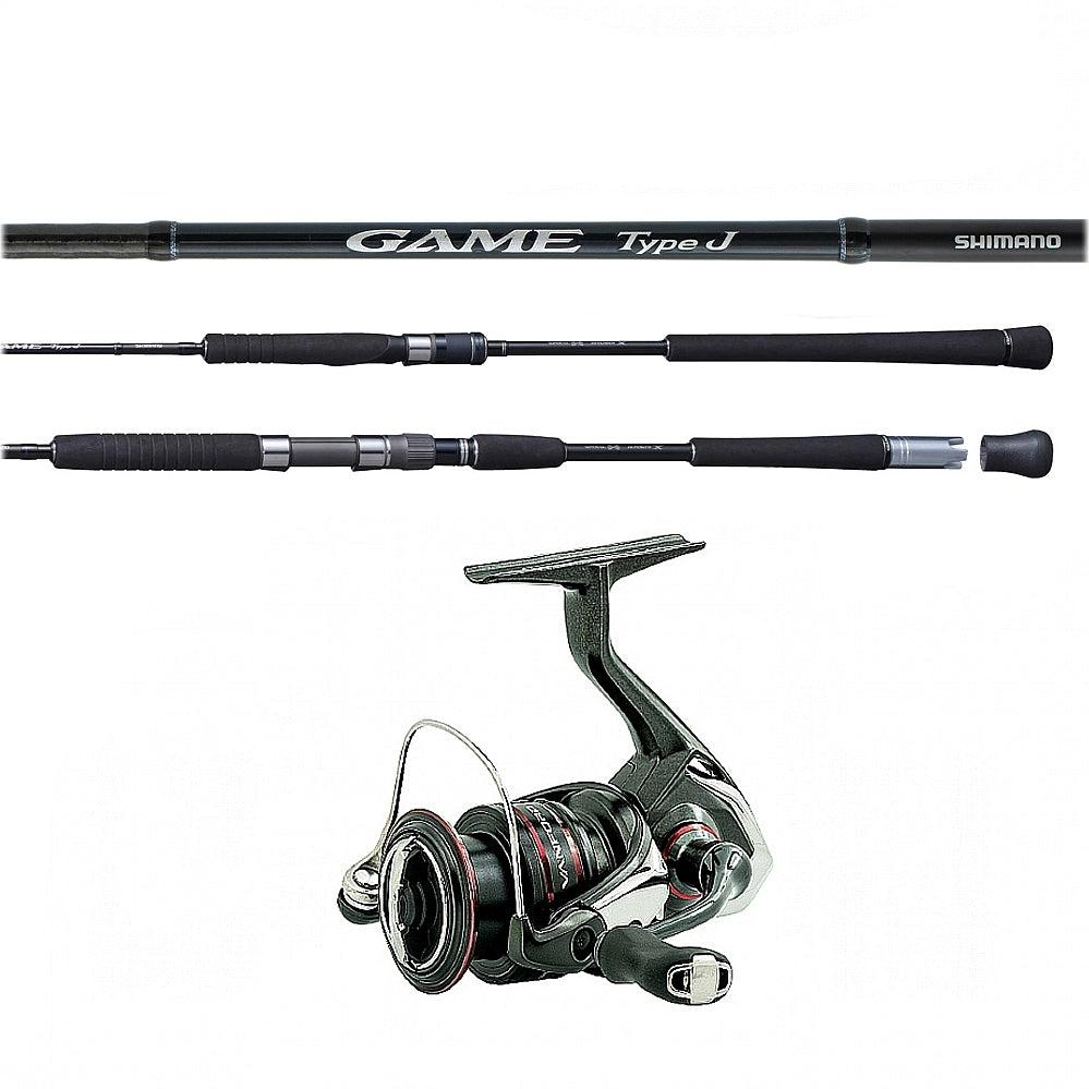 Shimano Game Type J Spinning Rod H 56 5FT6IN with Spinning Reel Combo