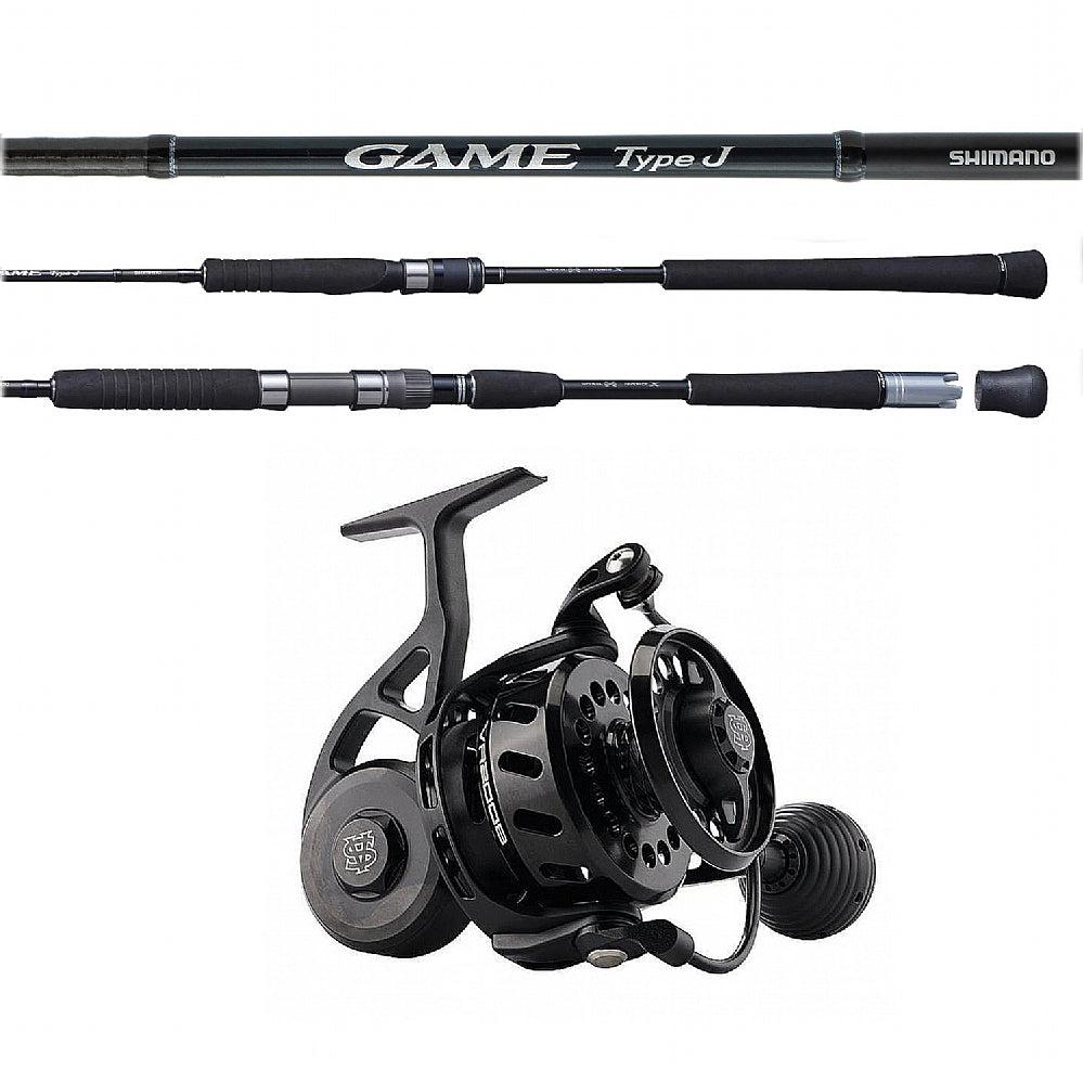 Shimano Game Type J Spinning Rod H 56 5FT6IN with Spinning Reel Combo