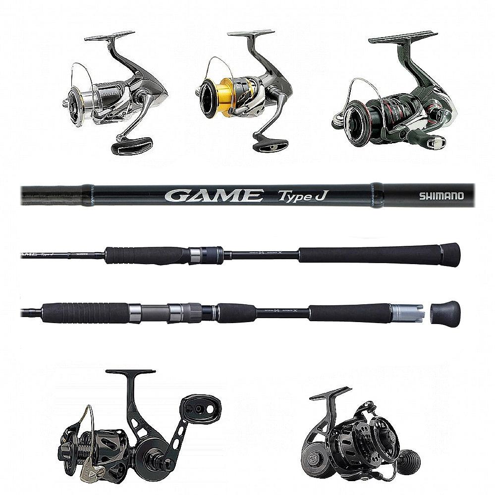 Shimano Game Type J Spinning Rod H 56 5FT6IN with Spinning Reel Combo