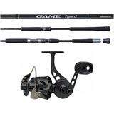 Shimano Game Type J Spinning Rod M 6FT2IN with Spinning Reel Combo