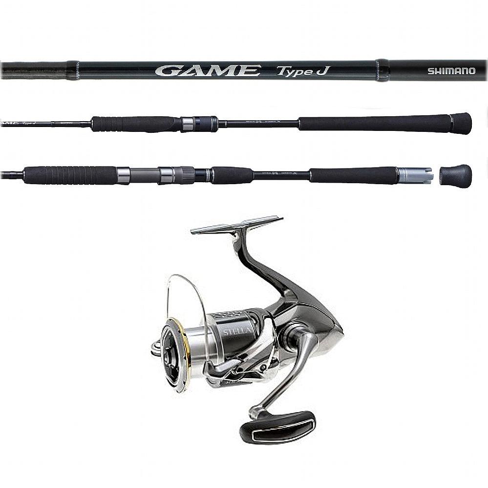 Shimano Game Type J Spinning Rod M 6FT2IN with Spinning Reel Combo