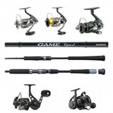 Shimano Game Type J Spinning Rod MH 510 5'10" with Spinning Reel Combo