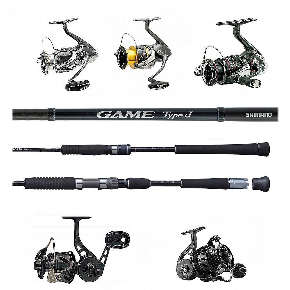 Shimano Game Type J Spinning Rod MH 510 5&#39;10&quot; with Spinning Reel Combo