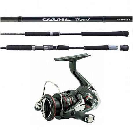 Shimano Game Type J Spinning Rod XH 56 5'6" with Spinning Reel Combo