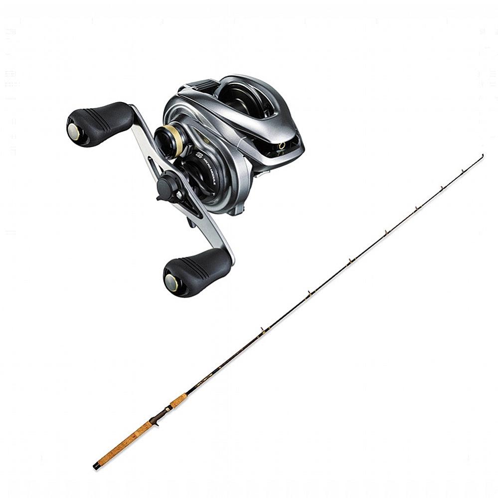 Shimano Metanium DC 100HG with PGC 8-17 6'6 CHAOS Gold Combo from