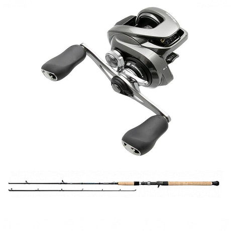 Shimano Metanium MGL150HGB with Daiwa North East Inshore 6'6" Rod 66MLXB Combo