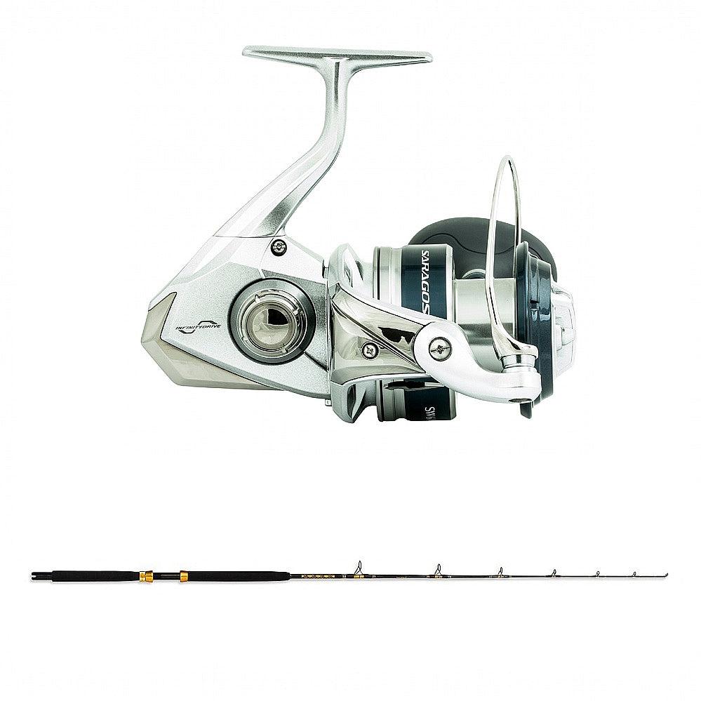 Shimano SARAGOSA SW A 14000XG with STSP 15-50 6'6" CHAOS Gold Combo