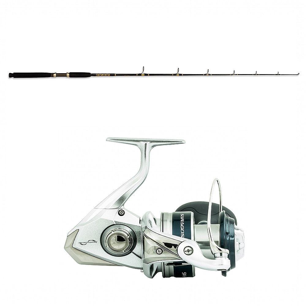 Shimano SARAGOSA SW A 8000HG with SP 12-20 6&#39;6&quot; CHAOS Gold Combo