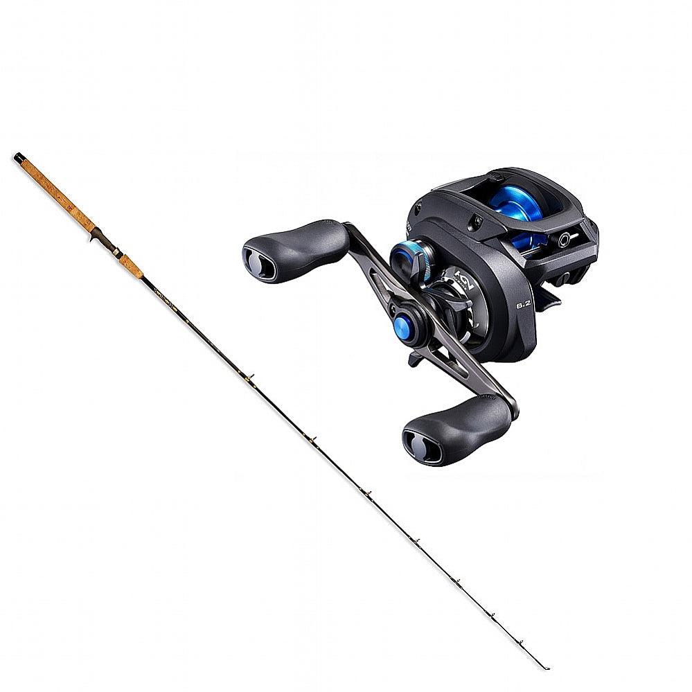 Shimano SLX DC 150 with PGC 8-17 6'6 CHAOS Gold Combo from