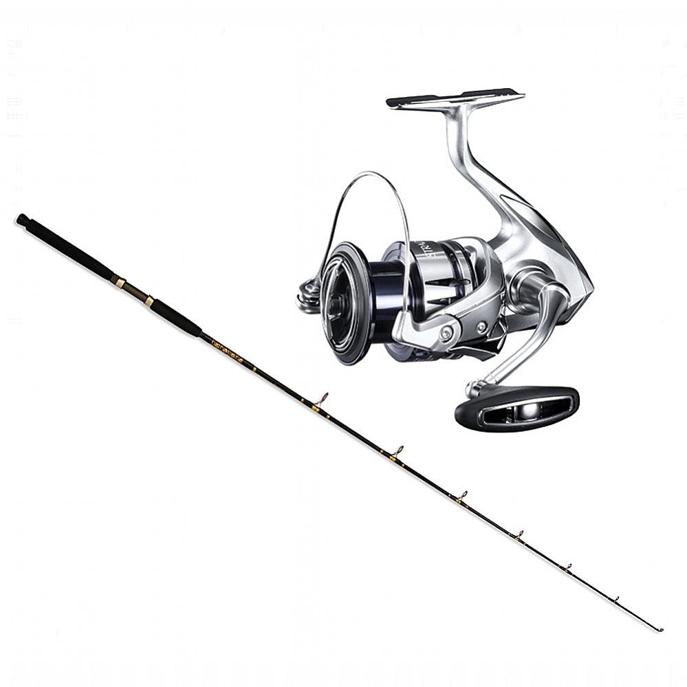 Shimano STRADIC FL C5000XG with SP 12-20 6FT6IN CHAOS Gold Combo