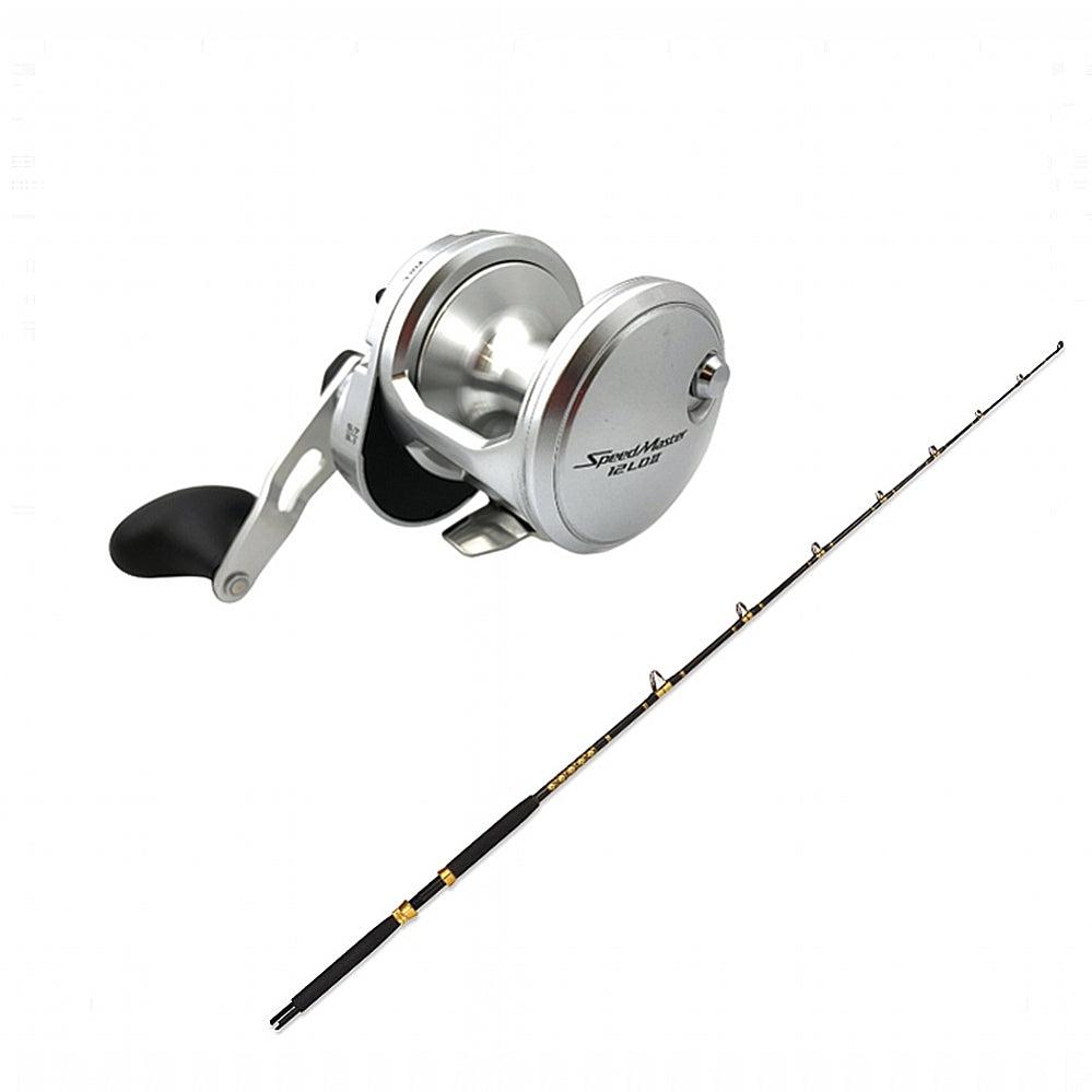 Shimano SpeedMaster II 25SPM with KC 20-40 6&#39;6&quot; Composite CHAOS Gold Combo