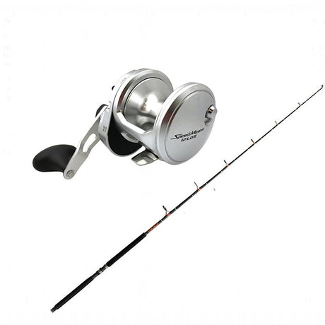 Shimano SpeedMaster II 25SPM with KC 20-40 7' Composite Live Bait Rod Hurricanes Combo