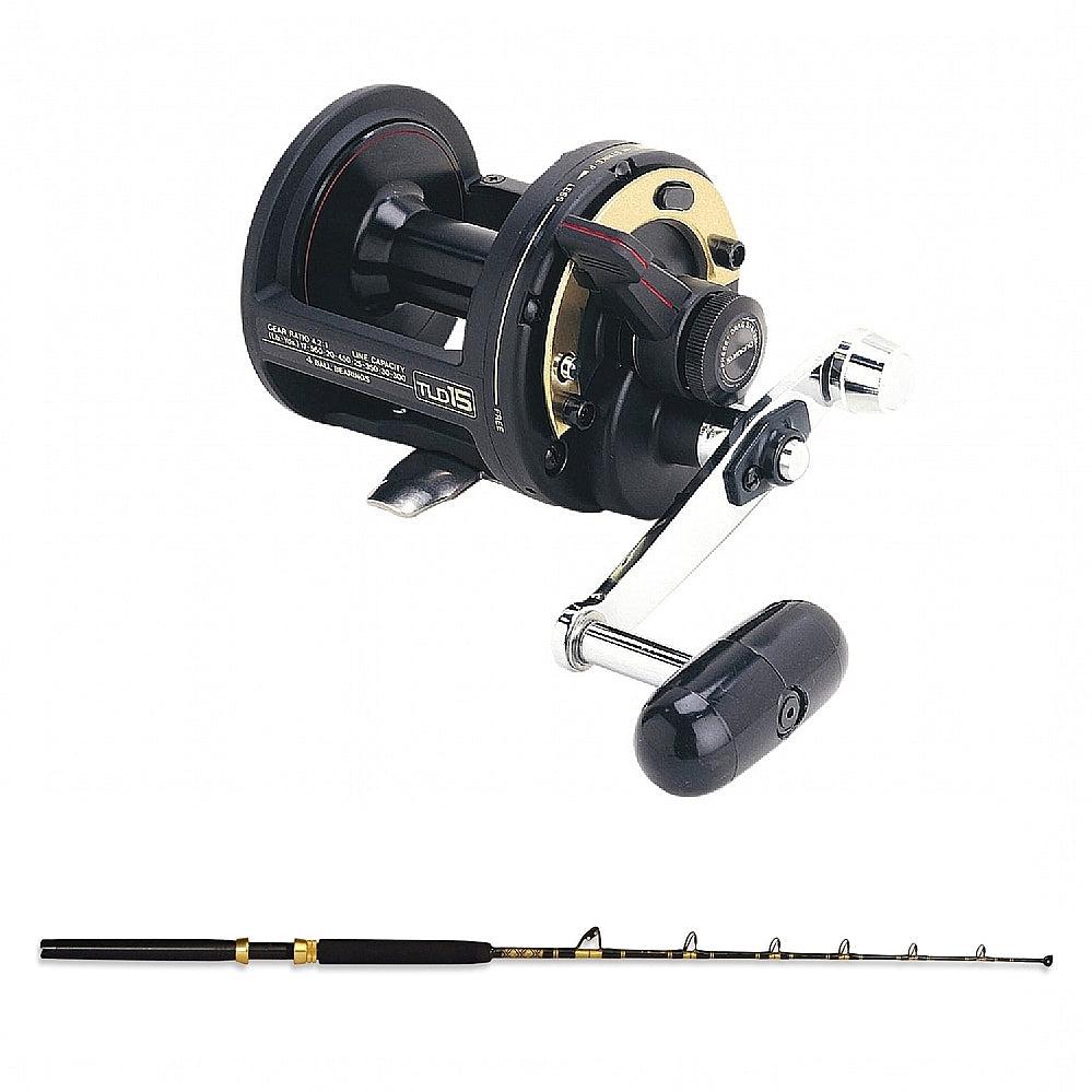 Shimano TLD 15 and CHAOS ECA 30-50 5FT6IN Gold Rod