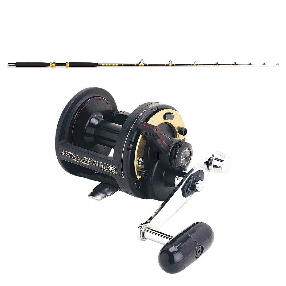 Shimano TLD 15 and CHAOS ECL 15-30 6FT 2PC CHAOS Gold Rod