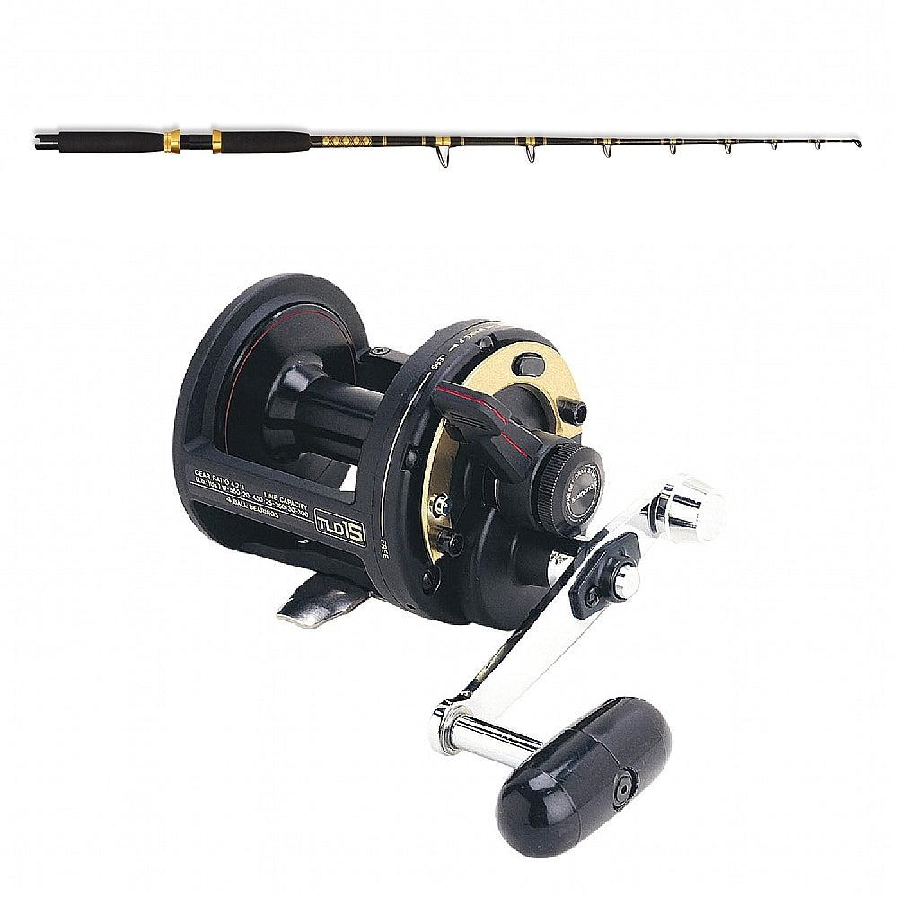 Shimano TLD 15 and CHAOS K 15-50 7FT Live Bait Gold Rod