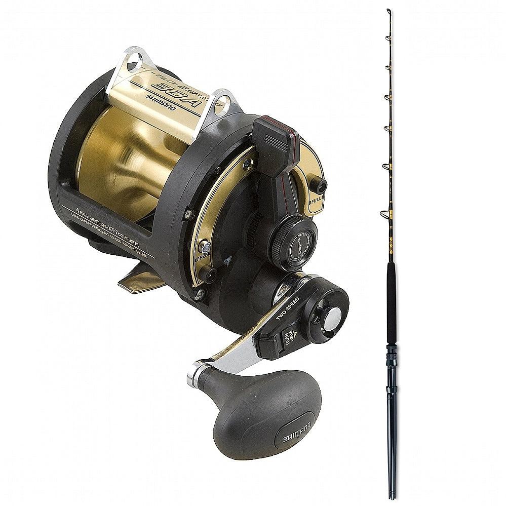 Shimano TLD 30IIA 2SPD with CHAOS ECL 15-30 6FT 2PC CHAOS Gold Rod Combo