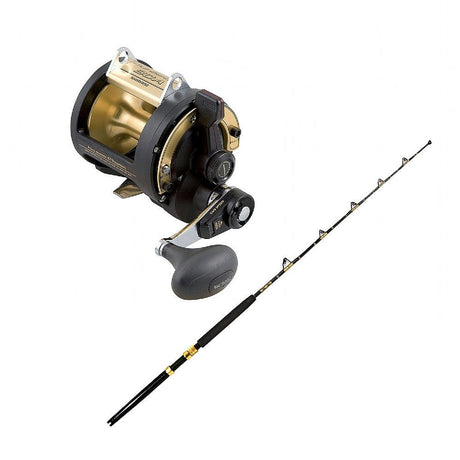 Shimano TLD II 30IIA and CHAOS STA 30-50 6FT 2PC CHAOS Gold Rod