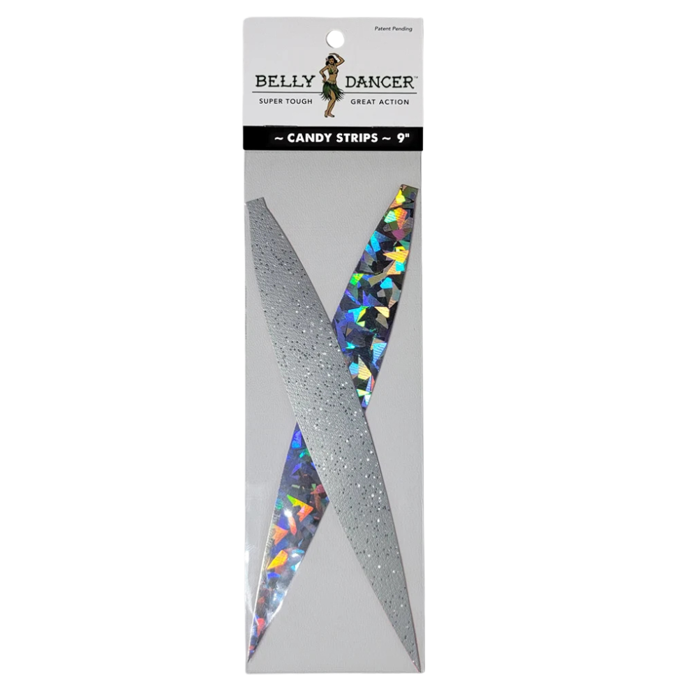 BELLYDANCER Candy Strips Artificial Bonita Strips - 9" (2 Pack)