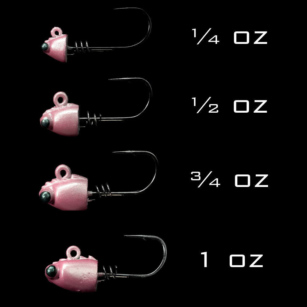 NLBN 3" Shrimp Jig Heads