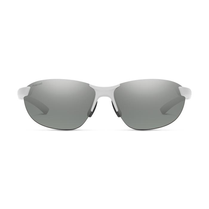 Smith parallel 2 Polarized Platinum Mirror / Matte White