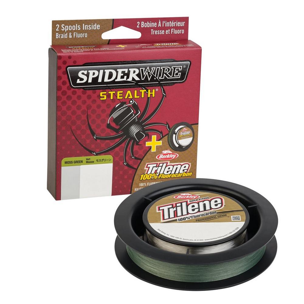 Spiderwire Stealth Trilene 100% Fluorocarbon Dual - 125yds