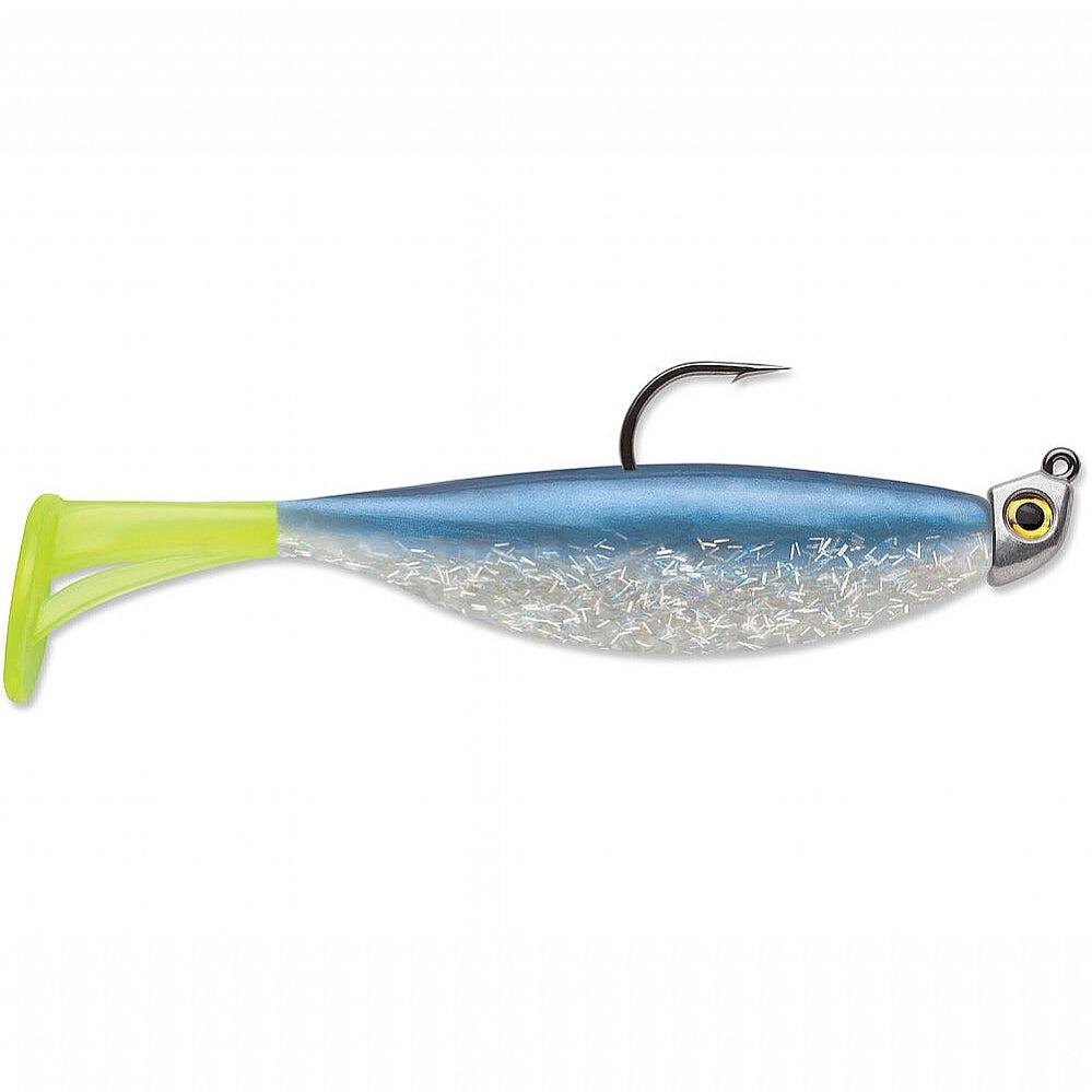 Storm 360GT Largo Shad 03 Jig Lure - 3 Inches Rootbeer/Chartreuse Tail