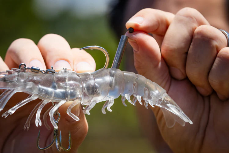 LIVE OPS Rigged Sumo Shrimp 5" - Natural Tiger