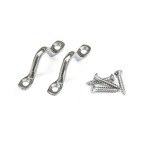 Tigress Pair Of Stainless Pad Eyes W-Stainless Screws