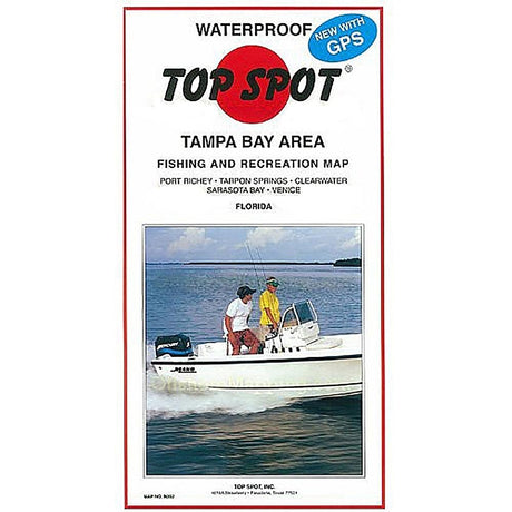 Top Spot Fishing Map N202, Tampa Bay Area