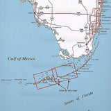 Top Spot Fishing Map N208, Middle Keys Area