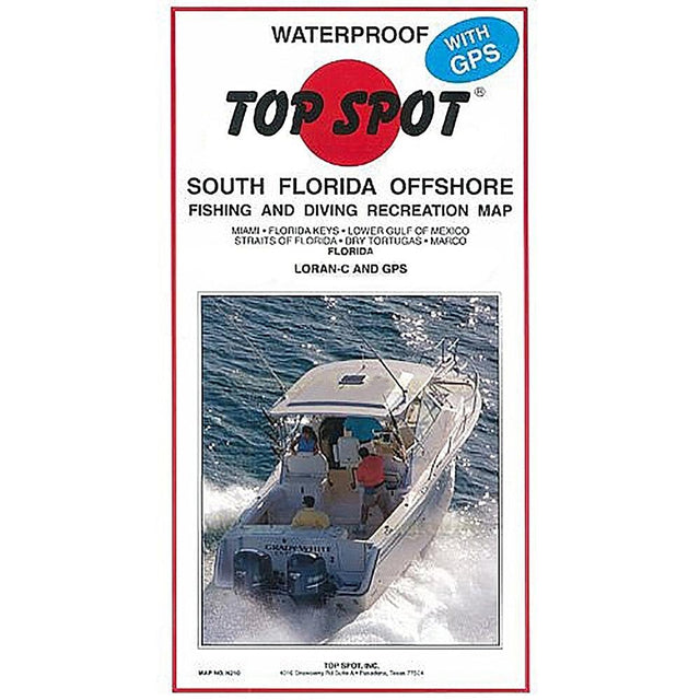 Top Spot Fishing Map N210, South Florida Offshore