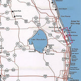 Top Spot Fishing Map N214, Jupiter to Stuart Area