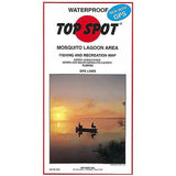 Top Spot Fishing Map N219, Mosquito Lagoon