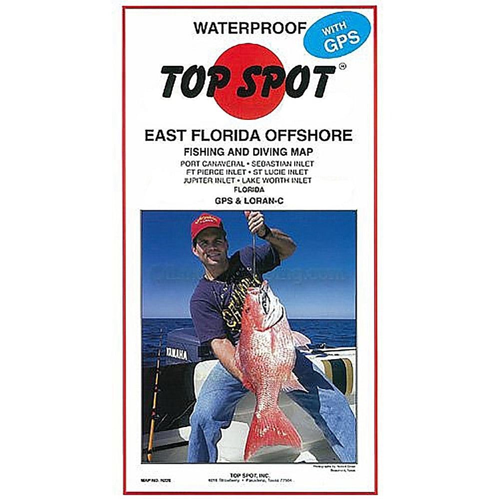 Top Spot Fishing Map N220, East Florida Offshore