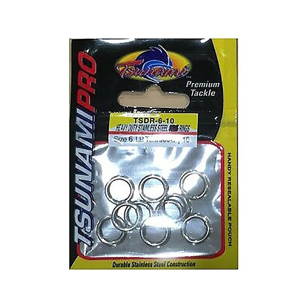 Tsunami Heavy Duty Stainless Steel Solid Ring - 10PK