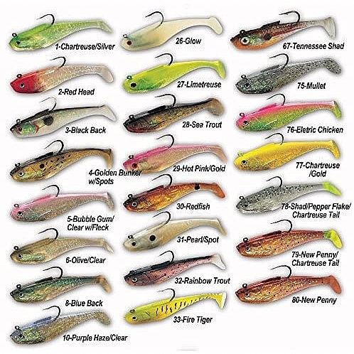 Tsunami Holographic 2" Swim Shad 1-8oz - 6PK