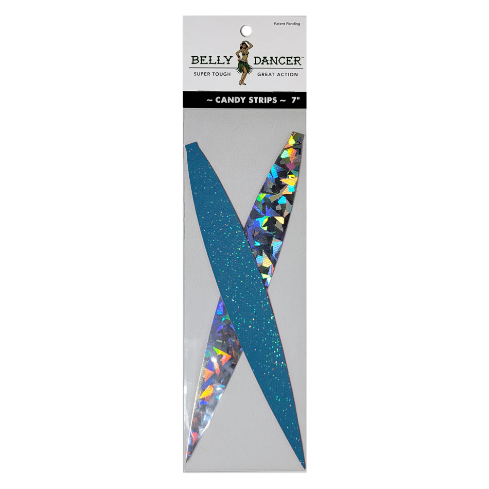 BELLYDANCER Candy Strips Artificial Bonita Strips - 7" Two-Pack