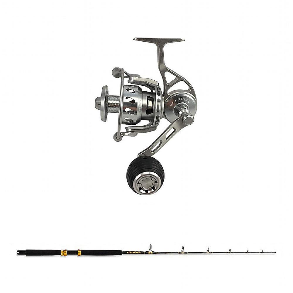Shimano STELLA SW C 8000 HGC with SPC 10-25 7FT CHAOS Silver and