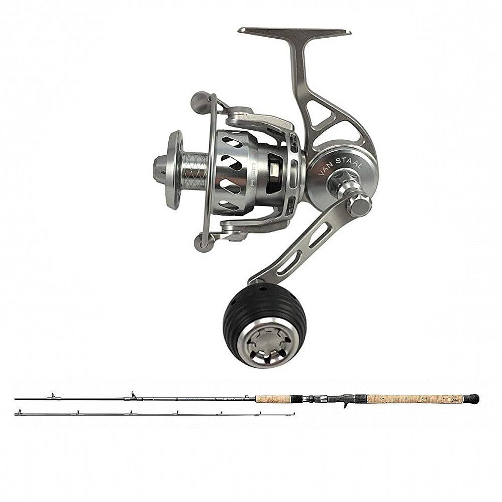Van Staal VR Spin 50 with Daiwa North East Inshore 6'6" Rod 66HXS-NE Combo