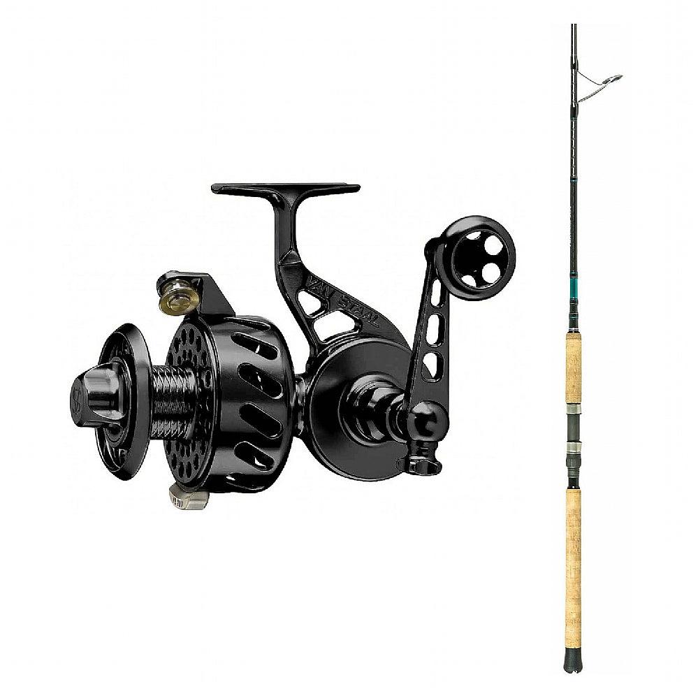 Van Staal VS-X 200 Black with SHIMANO Teramar XX South East Spinning Rod 80XXH