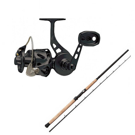 Van Staal VSB-X Bailed Spin 100 Black with SHIMANO Teramar West Coast Spinning X80MH Combo