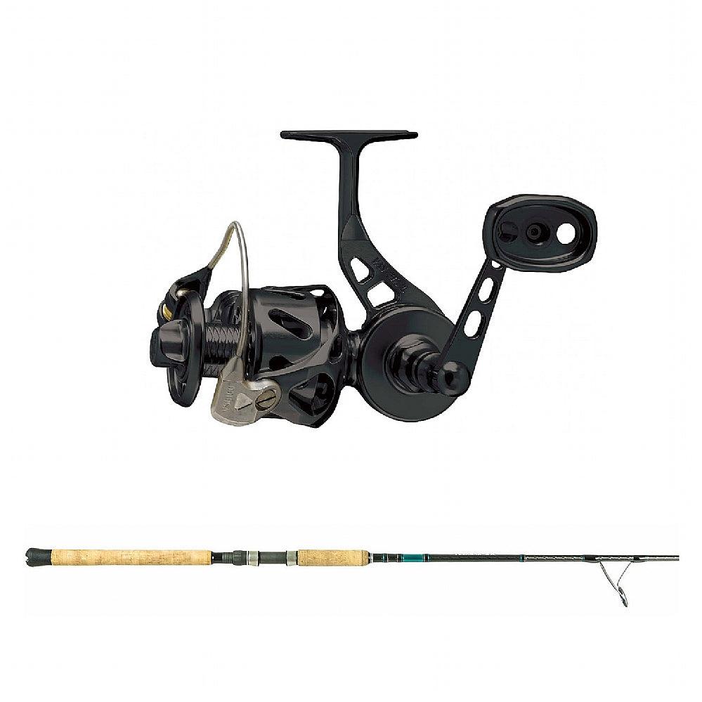 Van Staal VSB-X Bailed Spin 100 Black with SHIMANO Teramar XX South East Spinning 80XH Combo