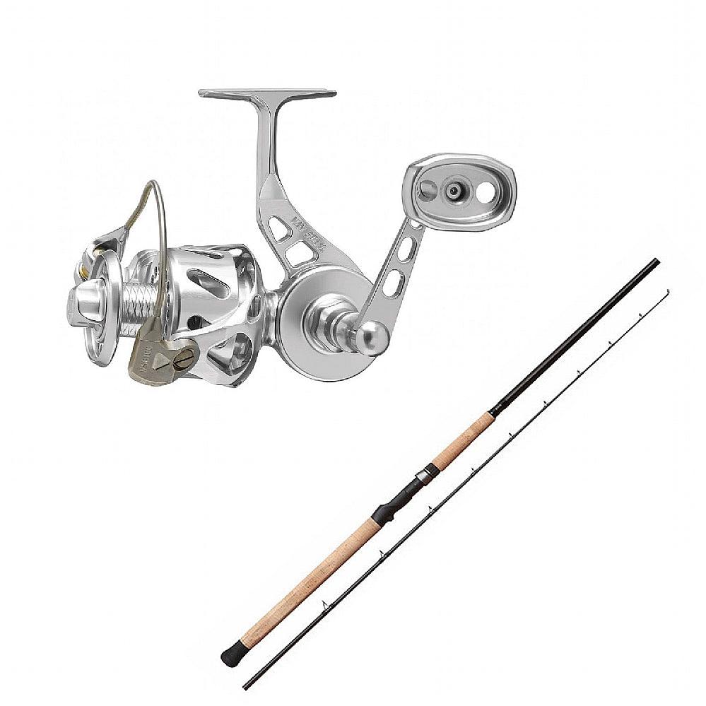 Van Staal VSB-X Bailed Spin 100 Silver with SHIMANO Teramar West Coast Spinning X80MH Combo