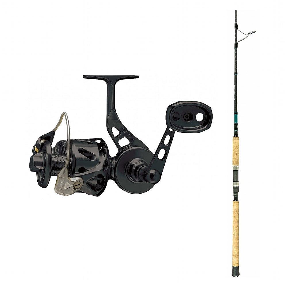 Van Staal VSB-X Bailed Spin 200 Black with SHIMANO Teramar XX South East Spinning Rod 80XXH