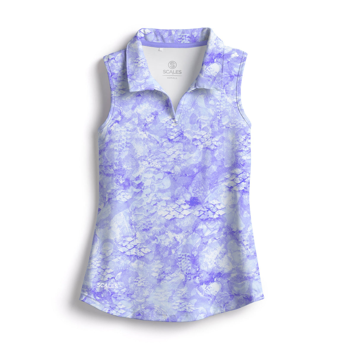 SCALES Camo Womens Sleeveless Polo