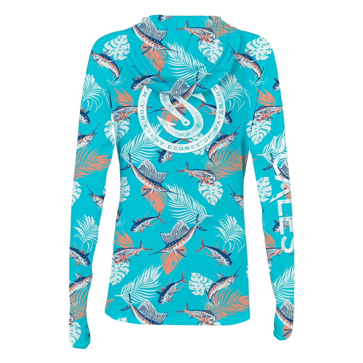 SCALES Tropical Slam Womens Hooded PRO Performance