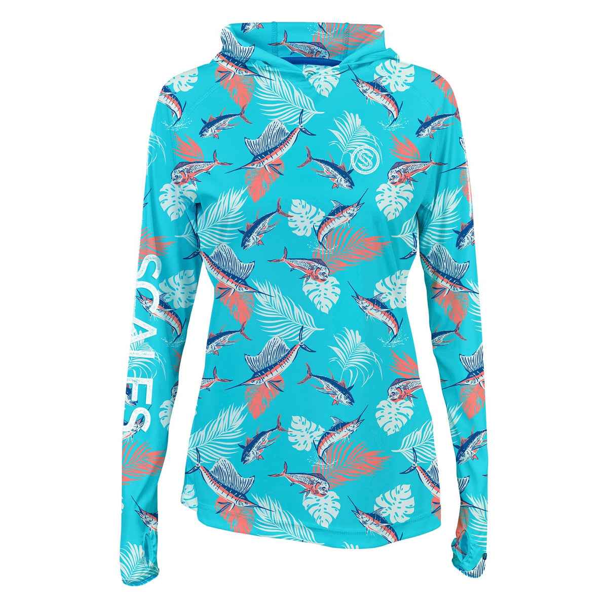 SCALES Tropical Slam Womens Hooded PRO Performance